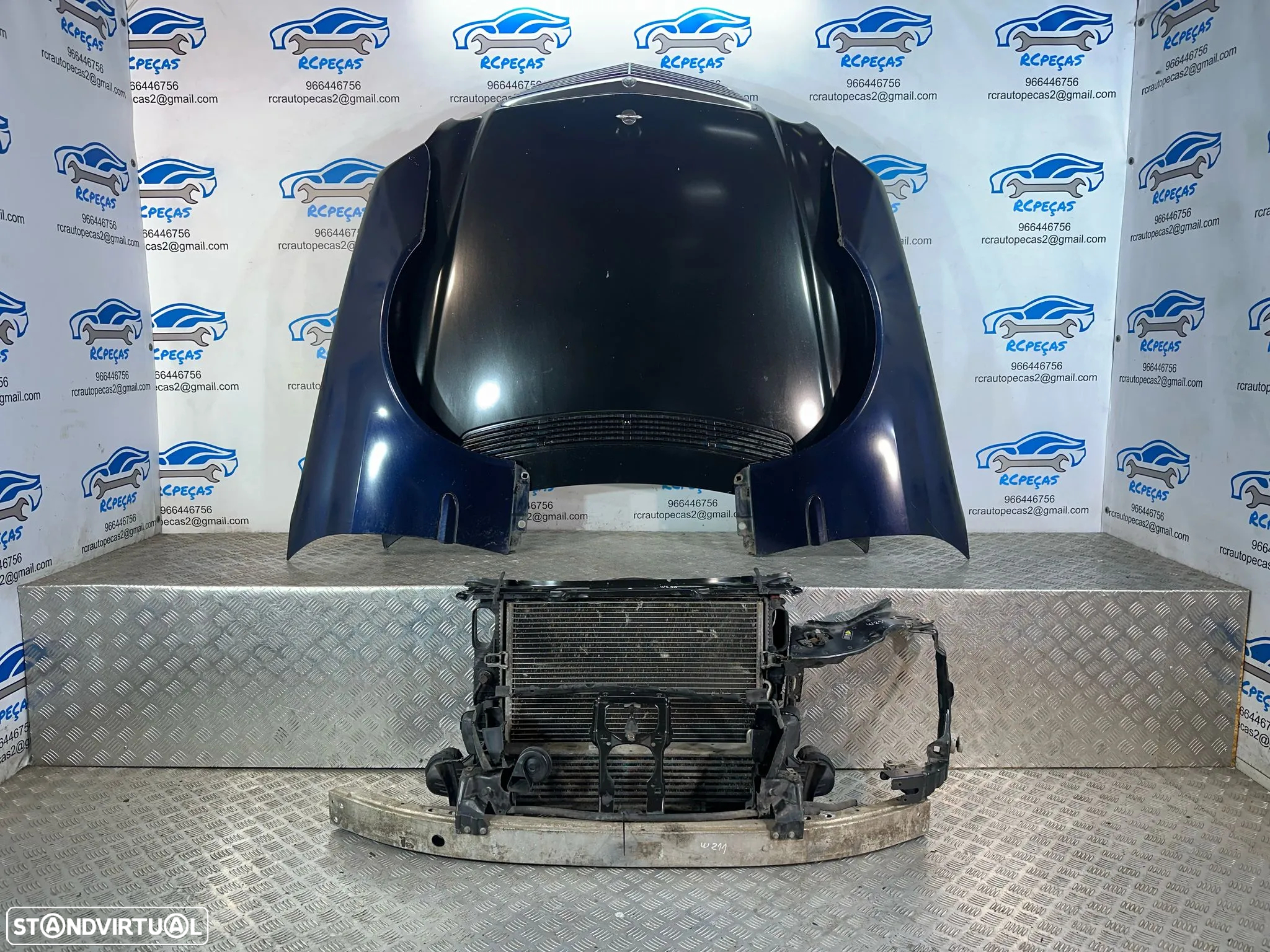 .Frente Completa Original Mercedes Benz W211 Xenon Facelift 2.1 CDi 220 CDI OM646 646811 Diesel 2006 - 2009 - 5