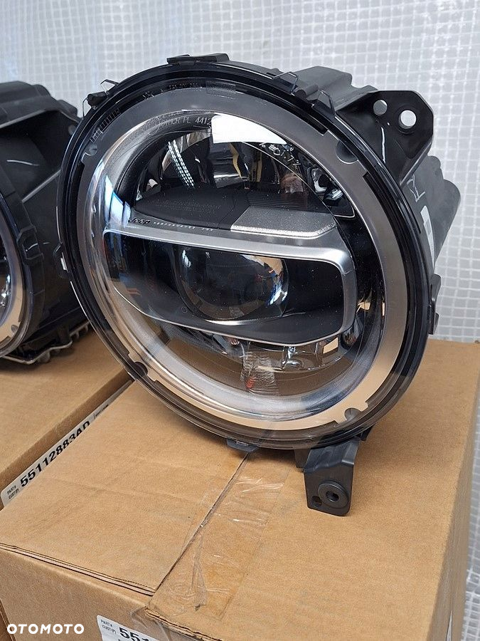 jeep wrangler jl 2018- lampa przod prawa led 3 pin orginal jeep mopar nowy - 6