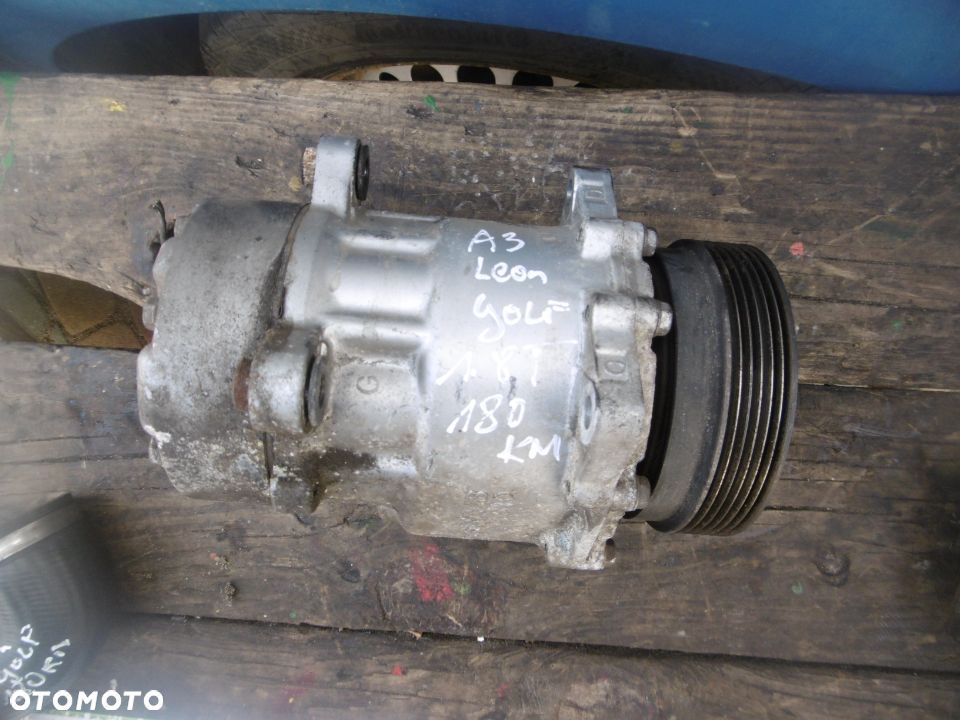 Sprężarka klimatyzacji A3 GOLF LEON 1J0820803F SD7V16 - 1