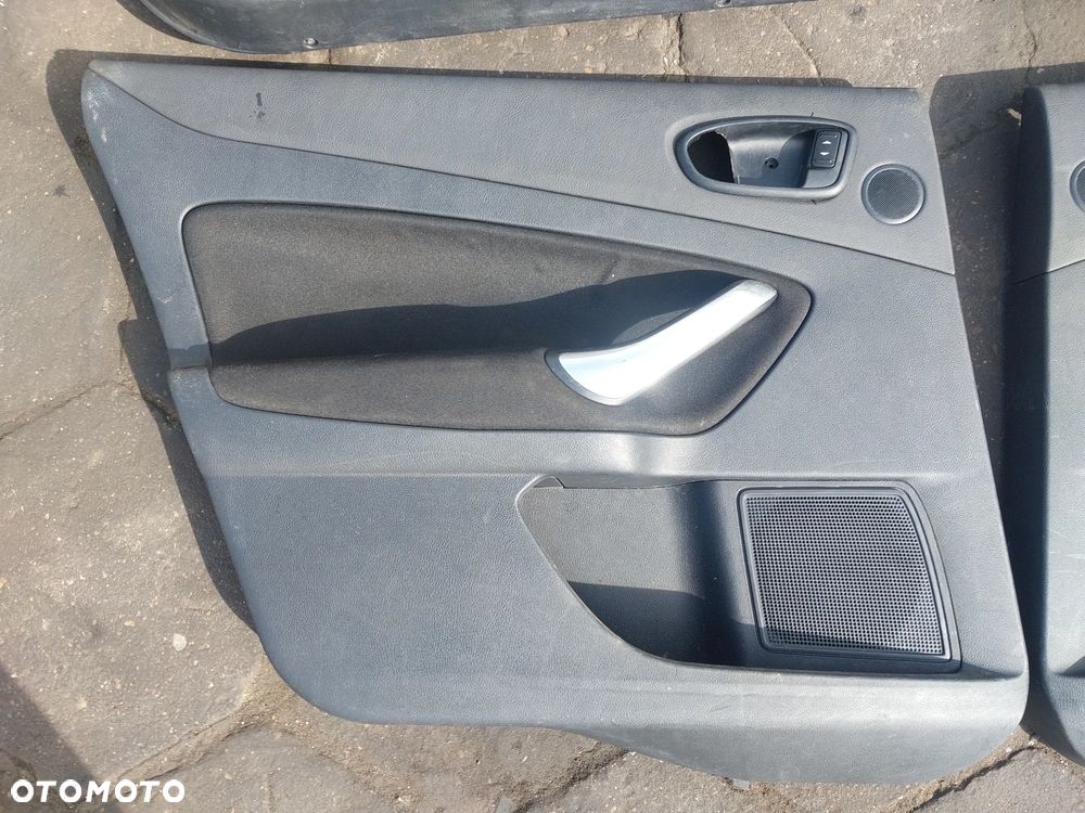 Boczki tapicerka drzwi Ford Mondeo MK4 MKIV HB Sedan prawy lewy przód tył boczek kierowcy pasażera czarne - 3