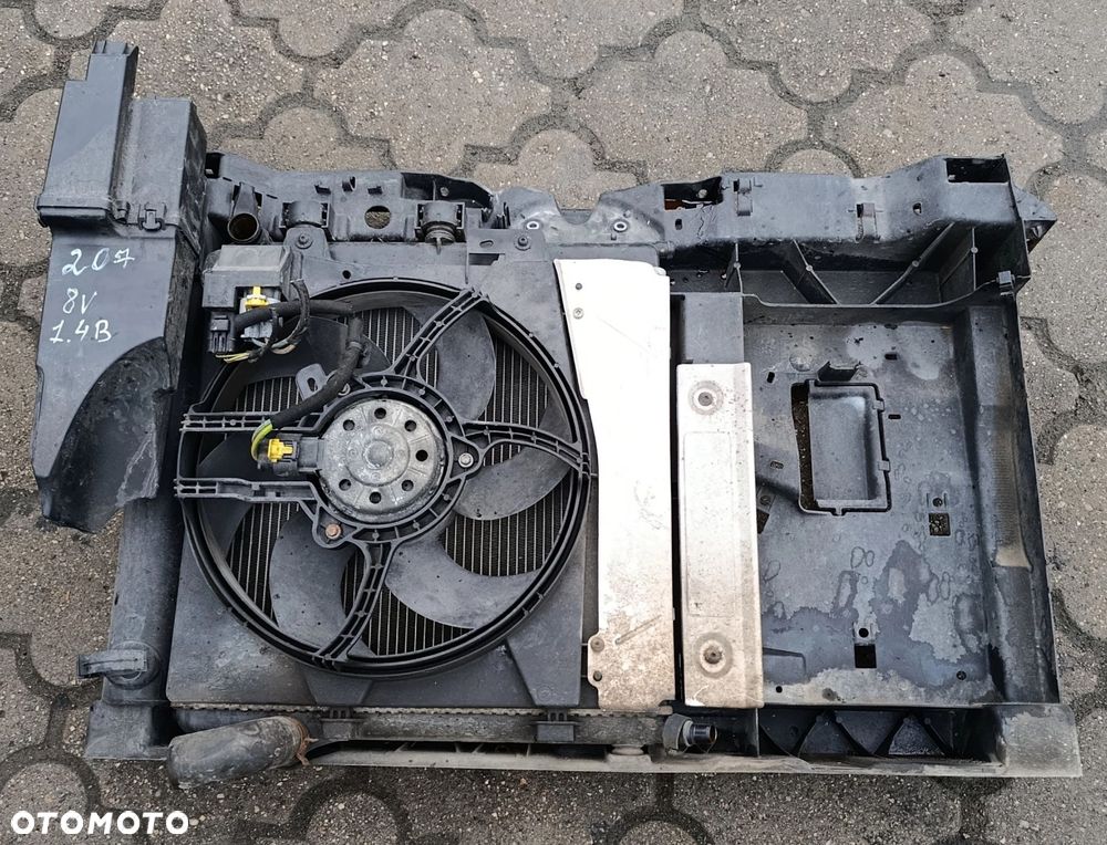 . 207 pas przedni chłodnica woda klimatyzacja komplet 1,4 8V benzyna szczelne gwarancja Peugeot