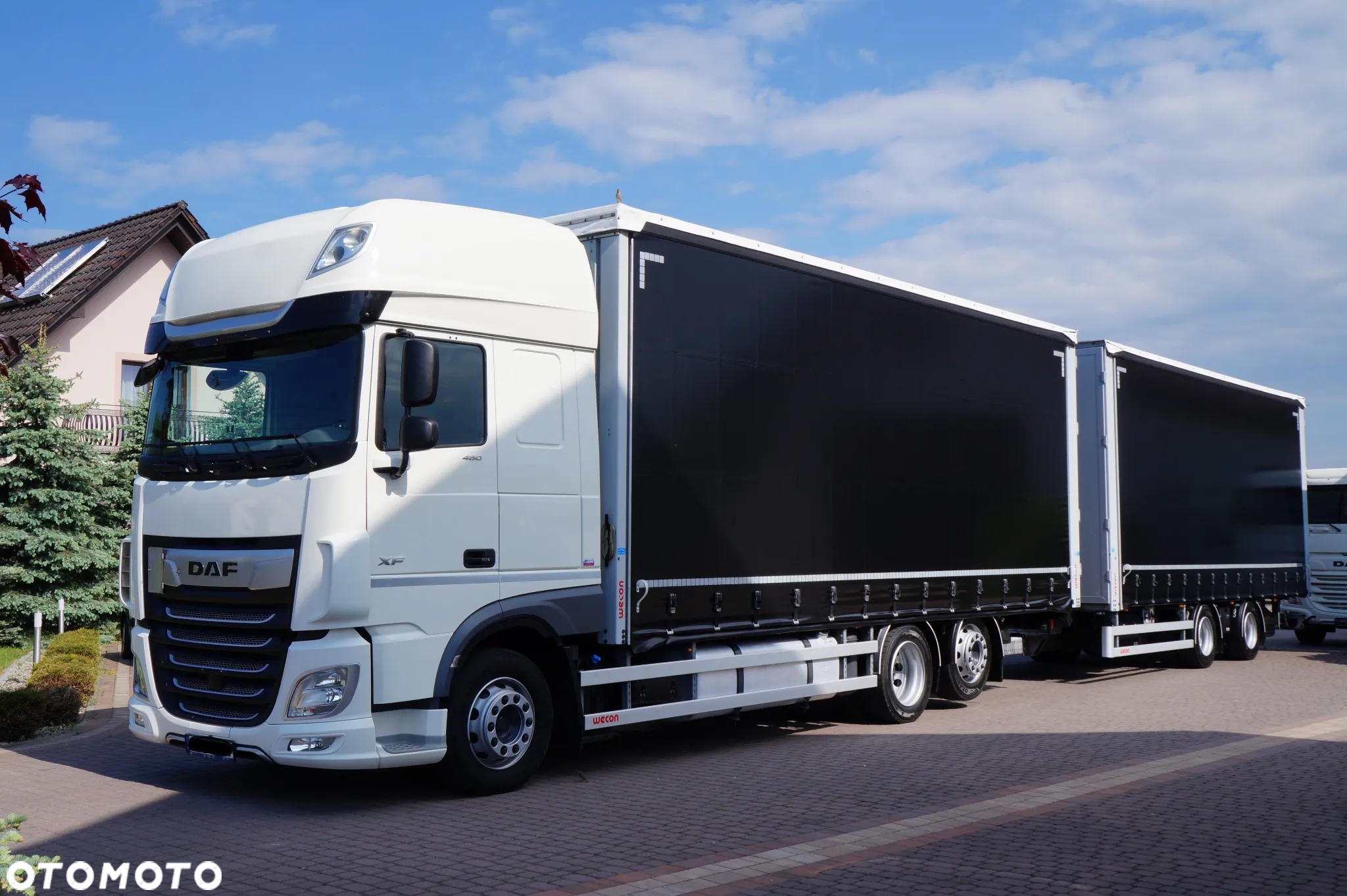 DAF XF 480 EURO 6 ZESTAW TANDEM PRZEJAZDOWY 120 M3  7,7 M + 7,7 M WECON - 2