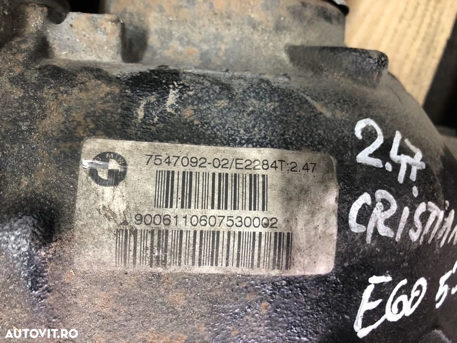 Grup spate,diferential BMW Seria 5 E60-61 530 diesel raport 2.47 - 2