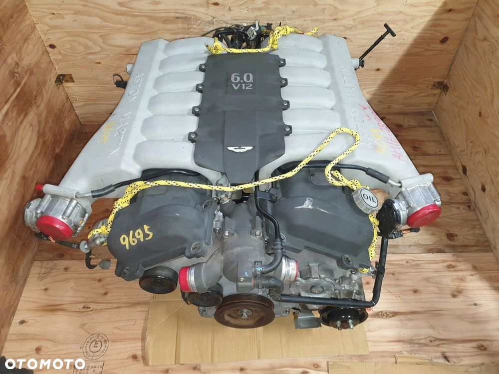 SILNIK ASTON MARTIN RAPIDE 6.0 V12 AM16 KOMPLETNY MONTAŻ - 4