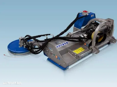 Alta Tocator de resturi vegetale cu ciocane, disc lateral cu cutite si deplasare laterala hidraulica, Model ATK125-H - 2