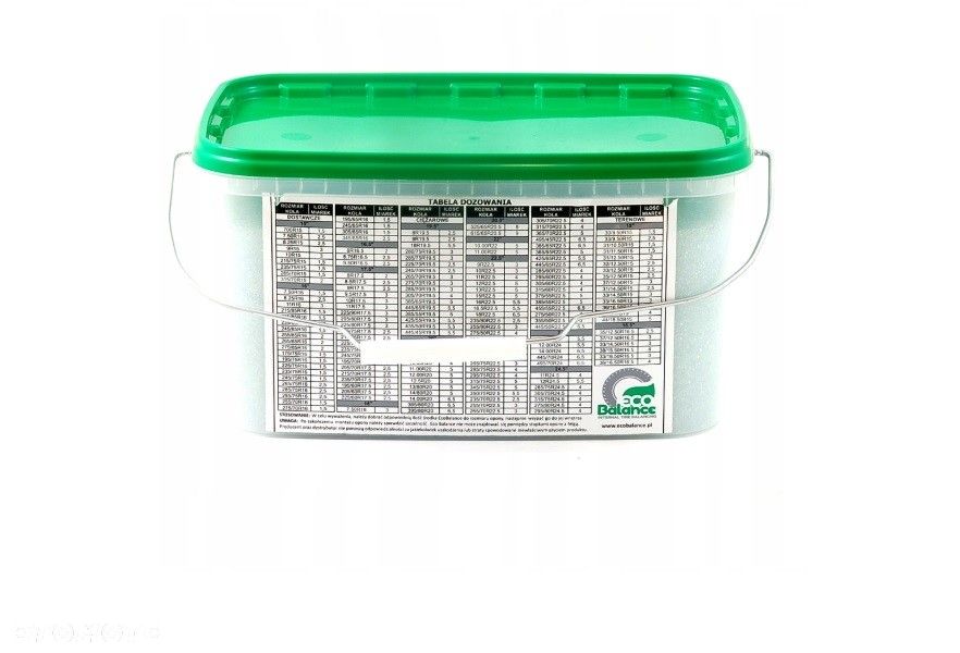 Proszek do wyważania kół ECOBALANCE 8 kg – Granulat do dynamicznego wyważania opon - 2