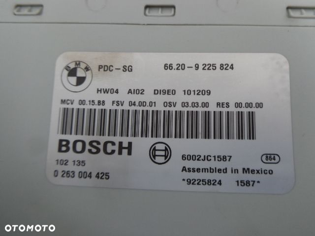 MODUŁ STEROWNIK PDC parkowania cofania bmw e90 e91 e81 e87 e84 e87 e88 e89 - 2