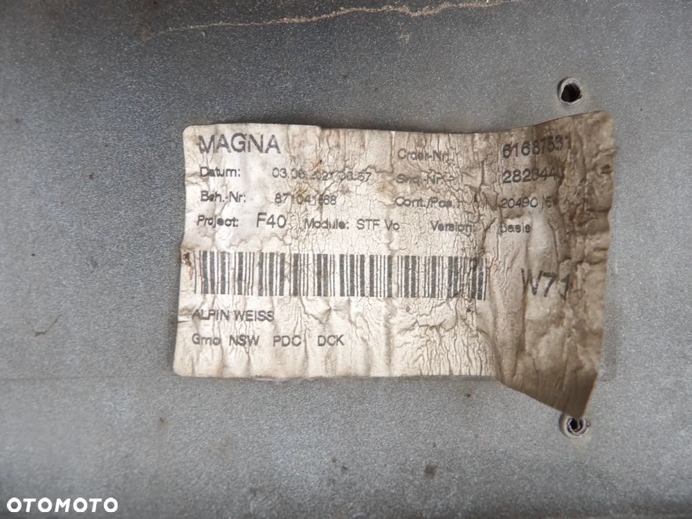 BMW - F40 - ZDERZAK PRZÓD - 5