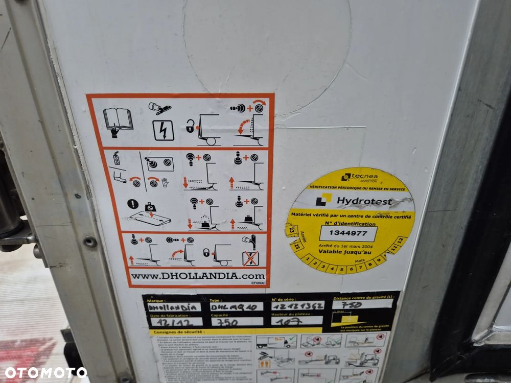 Winda Dhollandia 750kg ,Iveco 2013 rok, Stan bdb! - 8