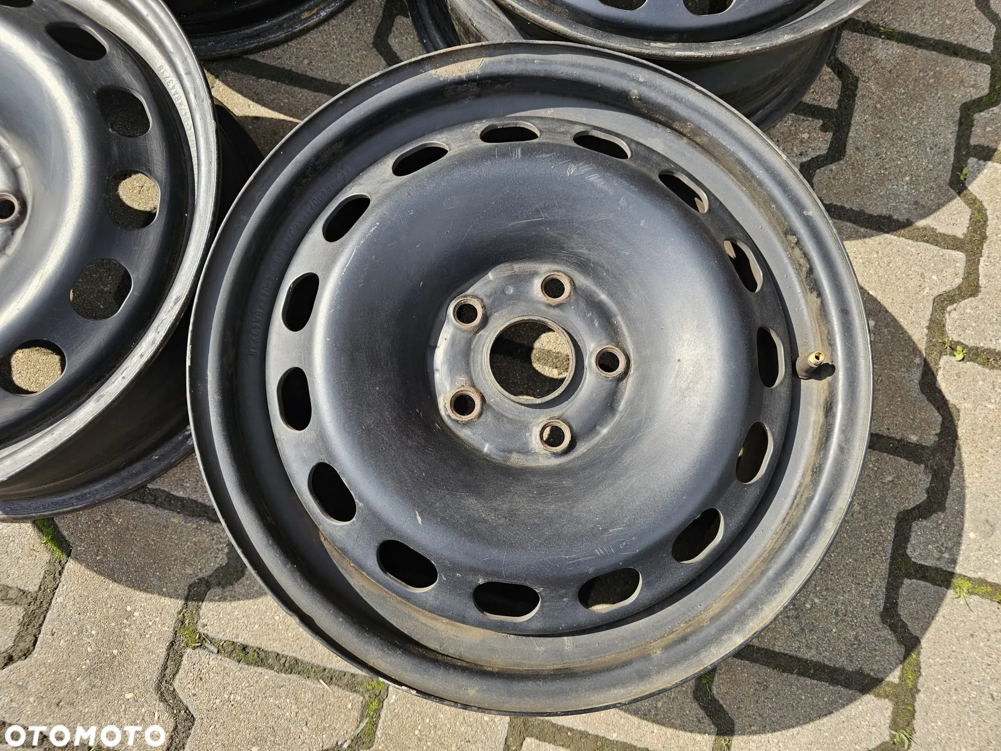 (S25) Felgi stalowe 16'' Audi OE VW Skoda Seat / 6Jx16 ET40 5x112 - 4
