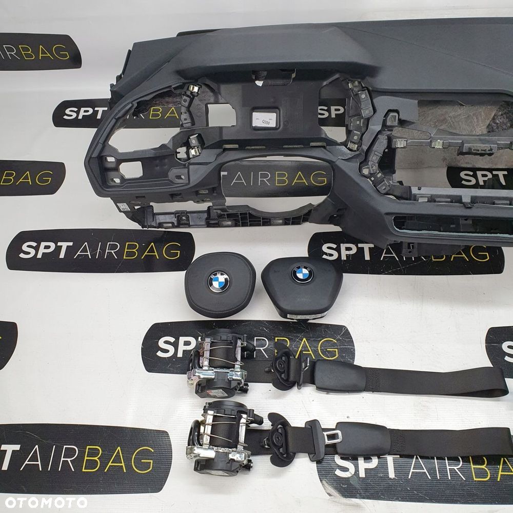 BMW F40 DESKA ROZDZIELCZA KONSOLA KOKPIT PULPIT PODUSZKI AIRBAG AIR BAG PASY KURTYNY KIT SET - 3