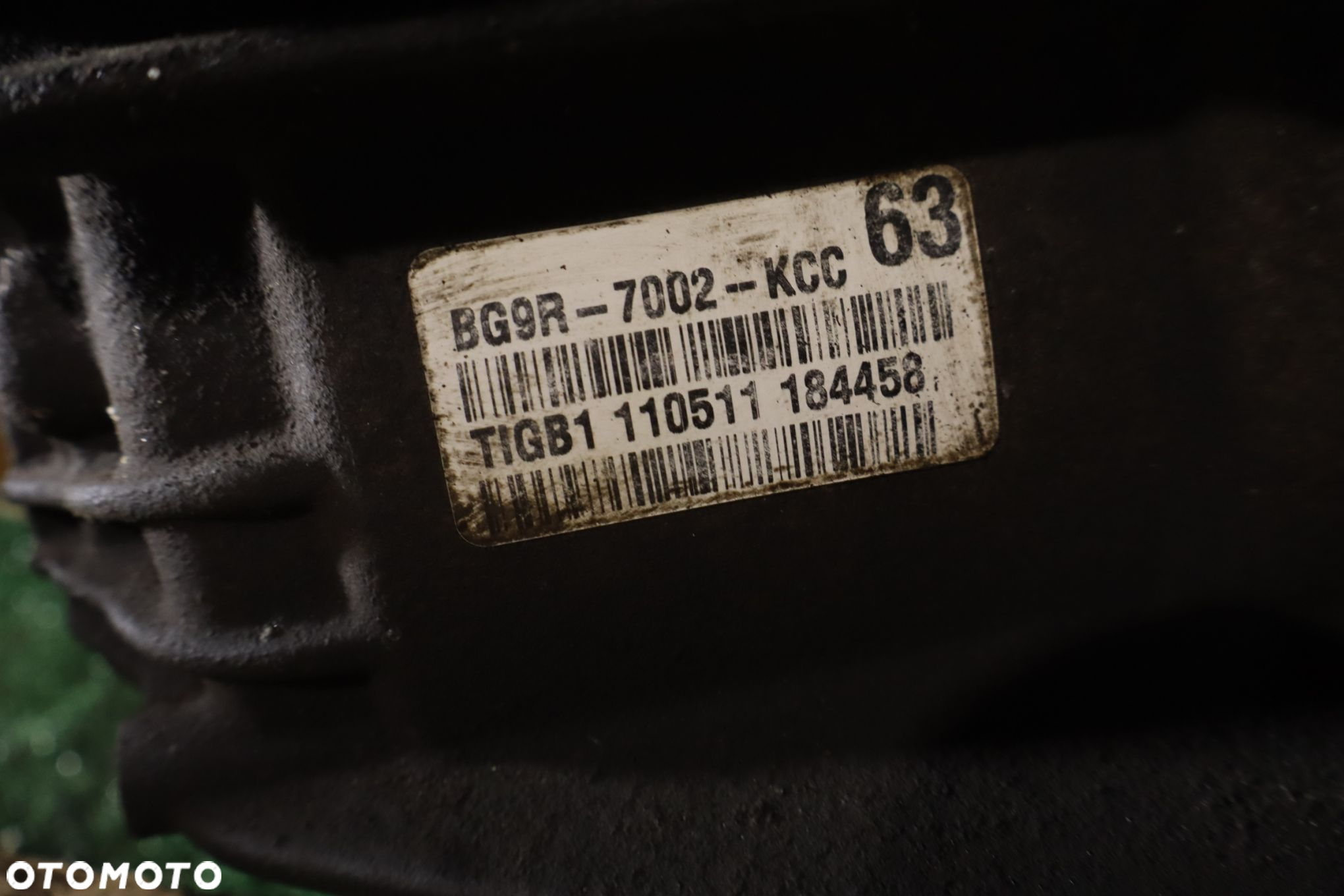 SKRZYNIA 6 BIEGOWA MONDEO IV 1.6TDCI BG9R-7002-KCC - 6