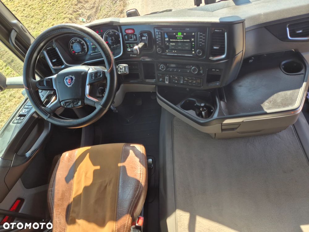 Scania R450 MEGA LOW DECK RETARDER Salon Polska DUŻE KOTŁY - 21
