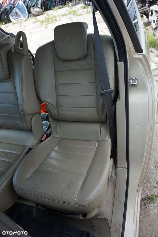 FOTELE FOTEL PRZEDNI LEWY PRAWY KANAPA WNĘTRZE SCENIC GRAND II PH2 LIFT SKÓRA BEŻOWA 7-OS RENAULT 2006-2009 - 8