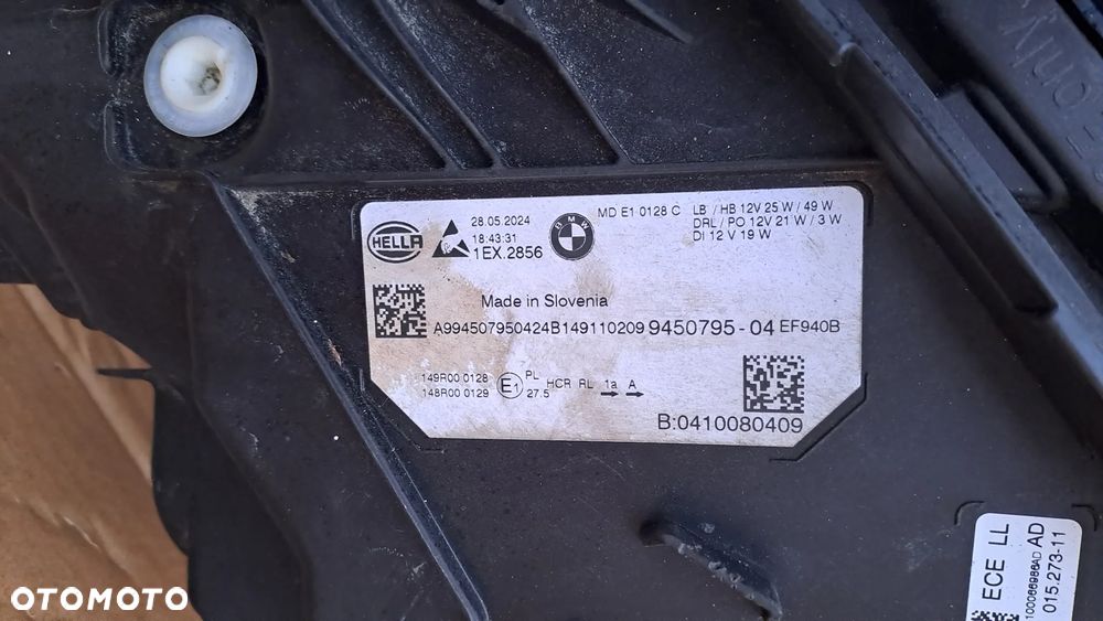 BMW 3 G20 G21 LIFT FULL LED LEWA LAMPA PRZEDNIA PRZÓD 9450795-04 - 5