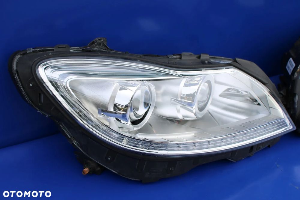 Reflektory prawy  lewy komplet Led ILS OE Mercedes W216 C216 Lift Europa - 7