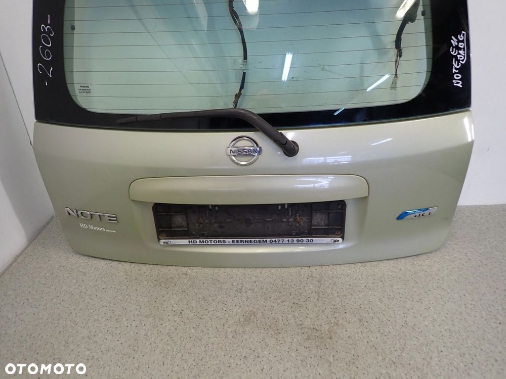 NISSAN NOTE E11 06-12 KLAPA BAGAŻNIKA SZYBA TYLNA JAB - 2