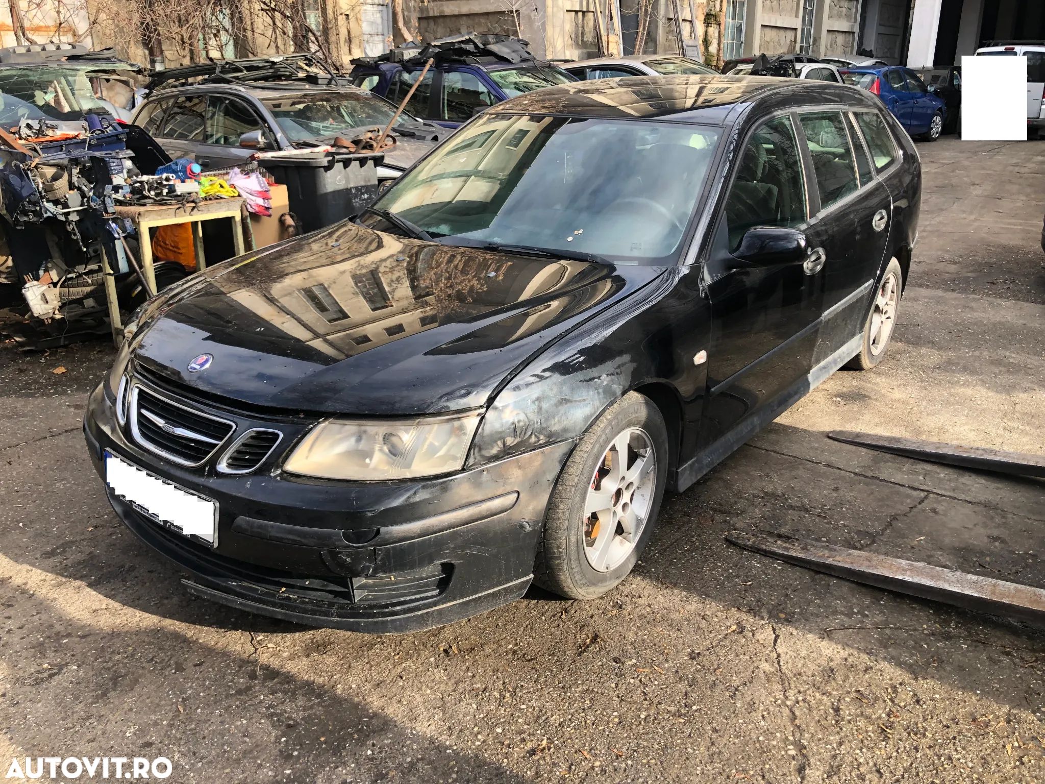 Oglinda dreapta electrica fata SAAB 93 2006 negru - 1