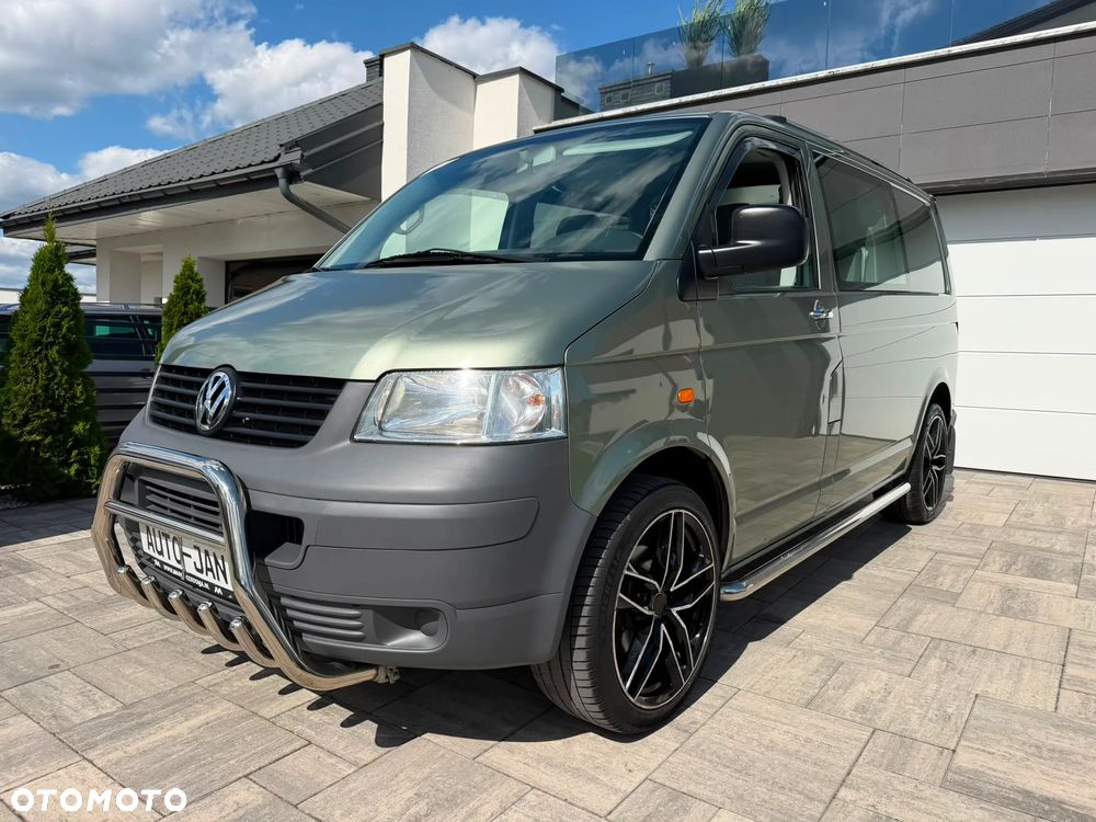 Volkswagen TRANSPORTER T5 1.9TDI Klima Elektryka Duża Navi Rury Brygadówka Dubel Kabina Klapa Hak - 9