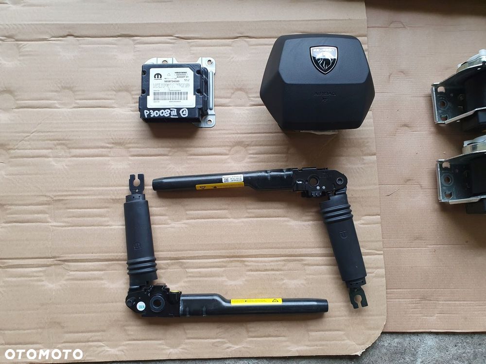 Peugeot 3008 III DESKA KONSOLA PASY NAPINACZE AIR BAG KOMPLET sensor 24r. - 8