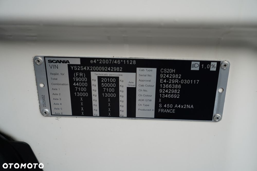 Scania S 450 / RETARDER / KLIMA POSTOJOWA  / ALUFELGI / - 34