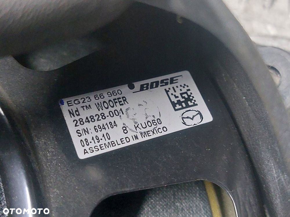 GŁOŚNIKI + SUBWOOFER + WZMACNIACZ KOMPLET BOSE MAZDA CX-9 I LIFT - 7