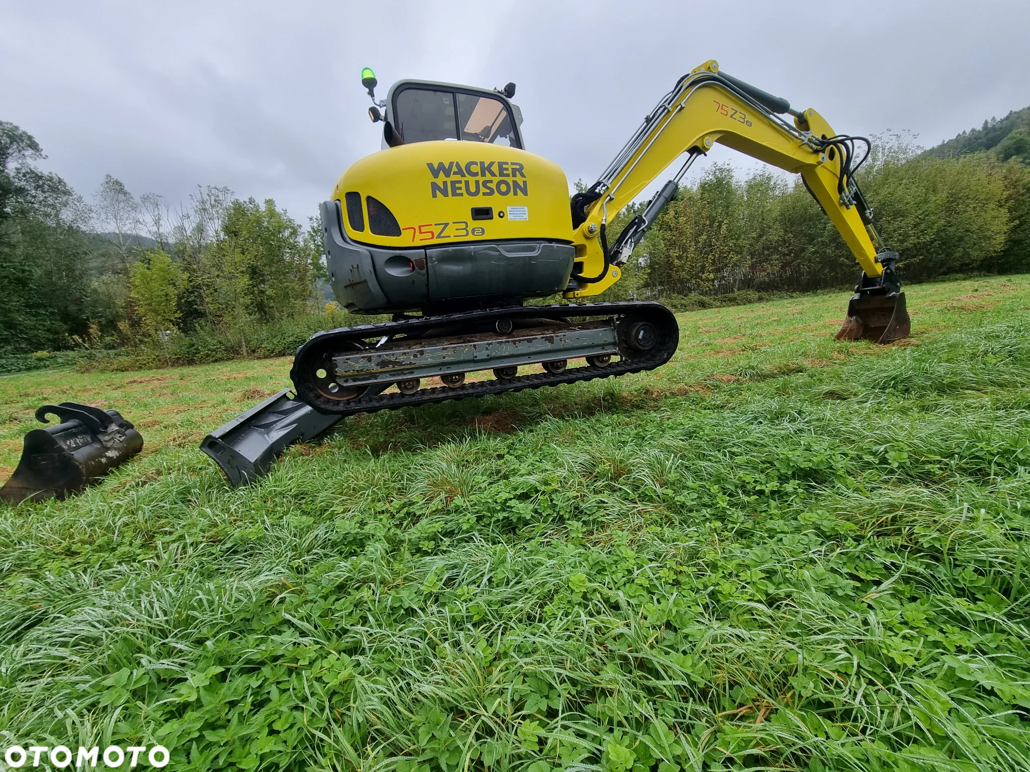 Wacker Neuson 75Z3 Koparka Gąsienicowa 8 ton jak Nowa z Norwegii 2015r Klima 2300mtg  Zero luzów wycieków Serwisowana w Dekra Silnik Yanmar pompa ON - 38