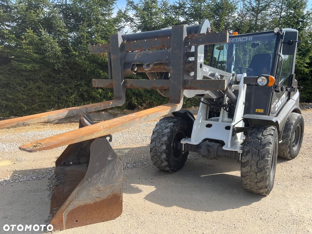 Hitachi ŁADOWARKA HITACHI ZW75 szybkozłącze hydr. Łyżka widły Cat 906 907 908 Deutz Volvo Liebherr Zw 75 5ton szybka jazda! MECALAC Jcb - 8