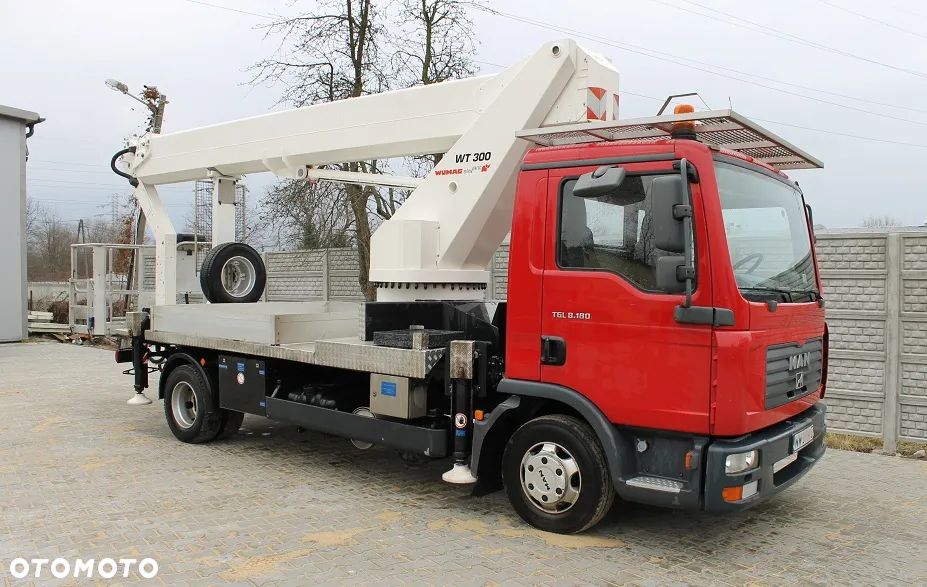 MAN TGL 8.180 - 30 m WUMAG WT 300 Palfinger Podnośnik koszowy zwyżka jak Ruthmann Multitel - 2