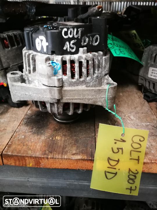 Alternador Mitsubishi Colt, Smart Forfour 1.5 DID de 2007. - 1