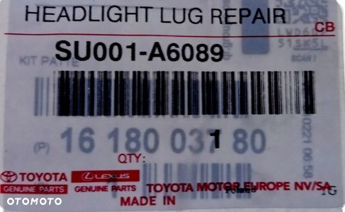 citroen jumpy expert toyota proace zafira zestaw naprawczy reflektora lampy - 5