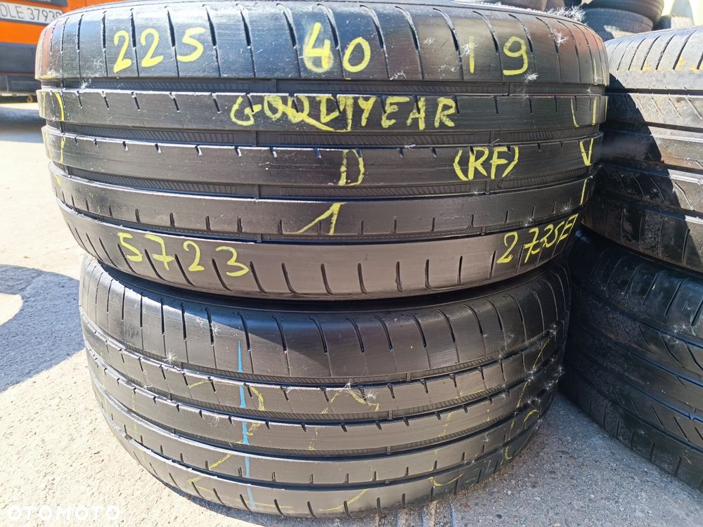 225/40R19 93Y Opony Letnie Lato Goodyear Eagle F1 Asimetric 3  RSC  RF 5,5-6mm 23r. Legnica ALU-RAD 225/40 - 1