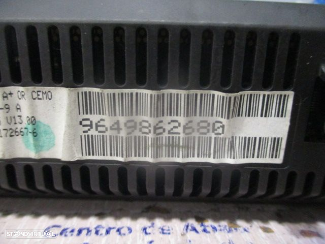 Display Relogio 9649862680 PEUGEOT 307 2005 1.6HDI 90CV 5P CINZA PEUGEOT 307 2005 1.6 HDI 90CV 5P CINZA - 3