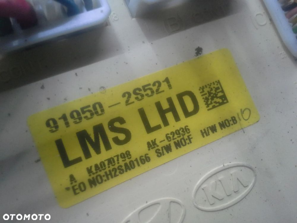 Hyundai IX35 1.6 GDi zestaw startowy komputer 39110-2BAG0 moduły stacyjka 2 klucze immo licznik i inne EU - 7