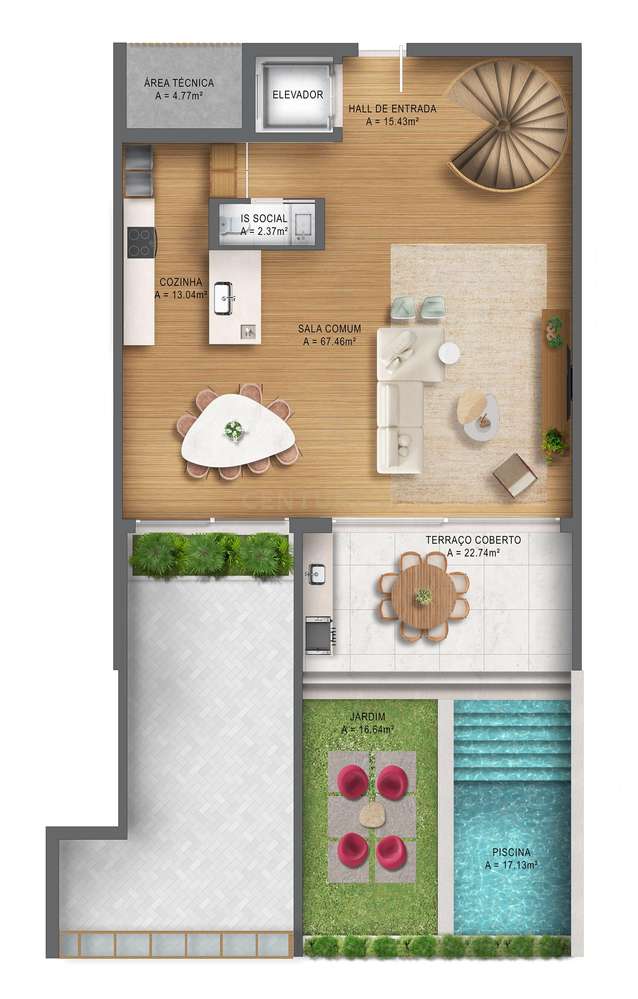 The Principado Cascais - T3 Duplex - Luxo e Exclusividade na Prestigia - Grande imagem: 2/9