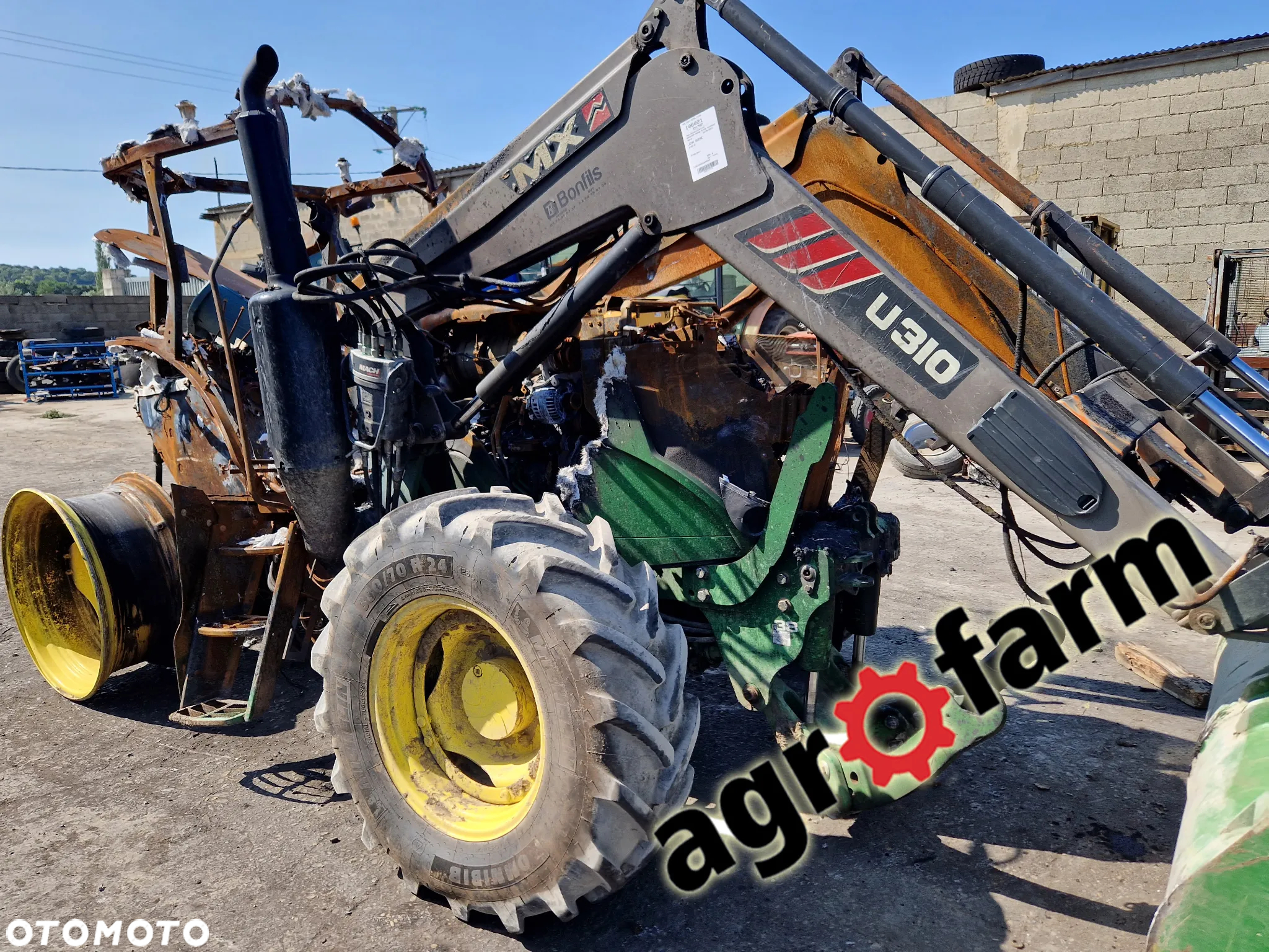 John Deere 6105 MC 6115 most skrzynia silnik zwolnica blok ładowacz TUZ - 3