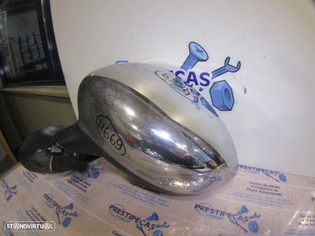 Espelho Esp4669 FIAT 500 2009 1.2I 69CV 3P CINZA ESQ ELETRICO 3 PINOS - 3