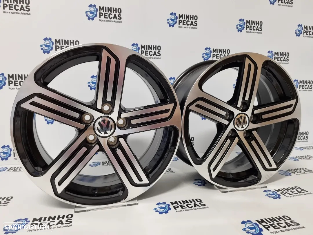 Jantes Golf R400 em 16 (5x100) Preto Polido - 3