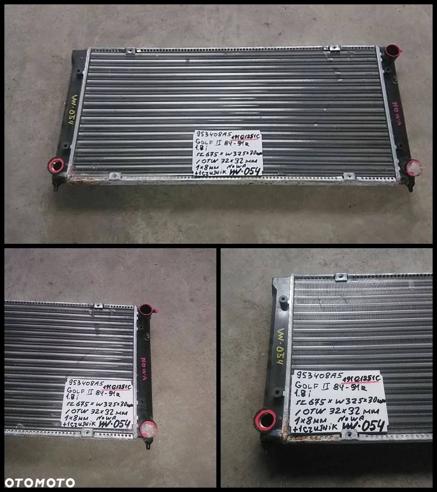 VW AUDI SEAT SKODA CHŁODNICA WODY AUKCJA NR1 - 5