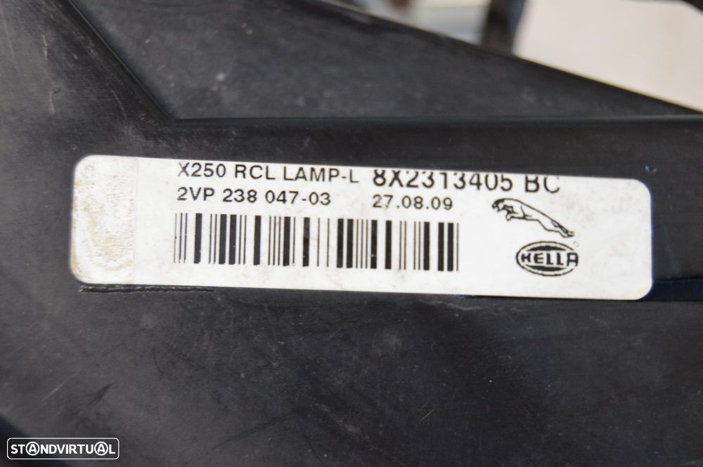 FAROLIM FAROLINS TRASEIRO TRÁS ESQUERDO ORIGINAL 8X2313405BC 8X2313405 JAGUAR XF I 1 MK1 X250 - 6