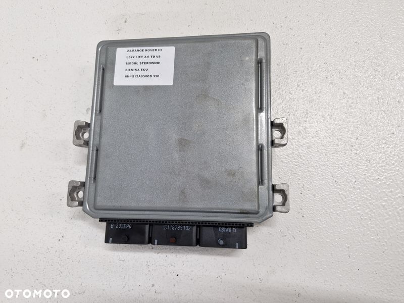 range rover l322 lift 3.6 td v8 komputer sterownik silnika ecu 6h4q-12a650-cd - 4