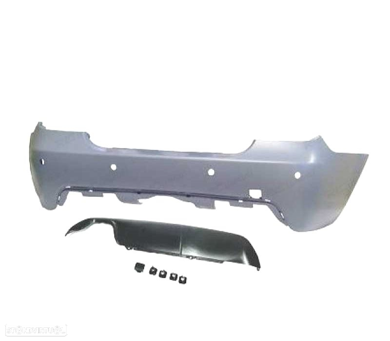 PARÁ-CHOQUES TRASEIRO BMW E60 SEDAN 03-07 COM PDC LOOK M - 2