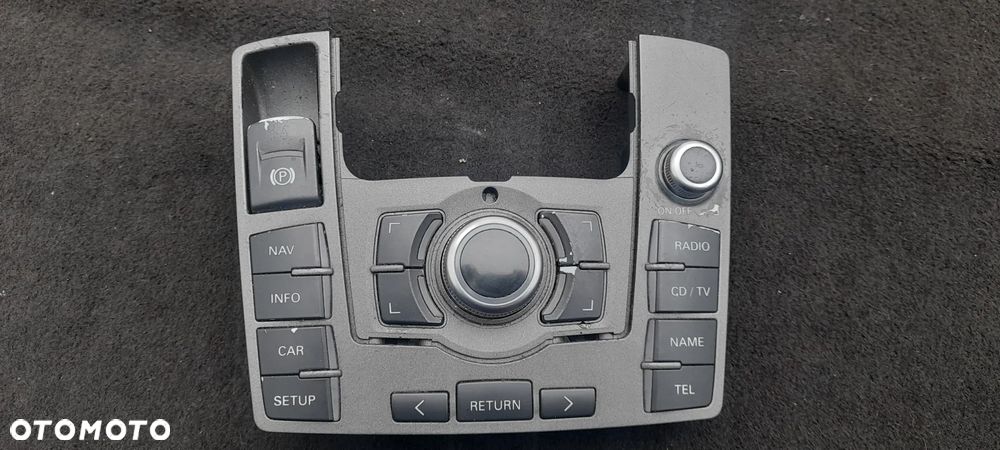 Panel sterowania MMI Audi a6 c6 q7 włącznik hamulca ręcznego 4F1919610J 4F0910609 MMIC6LL/EC - 1