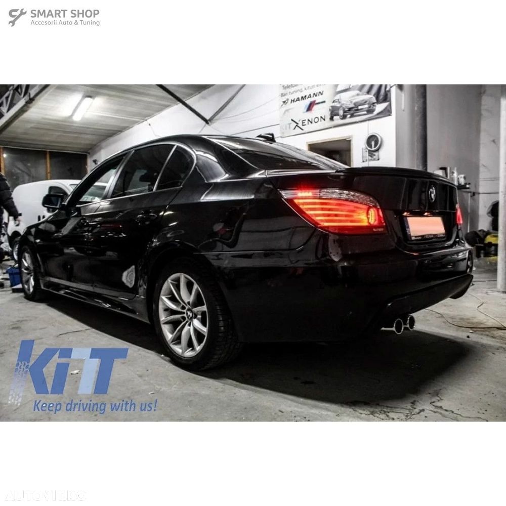 Pachet Bara spate cu Praguri Laterale BMW Seria 5 E60 (2003-2007) M-Te - 8