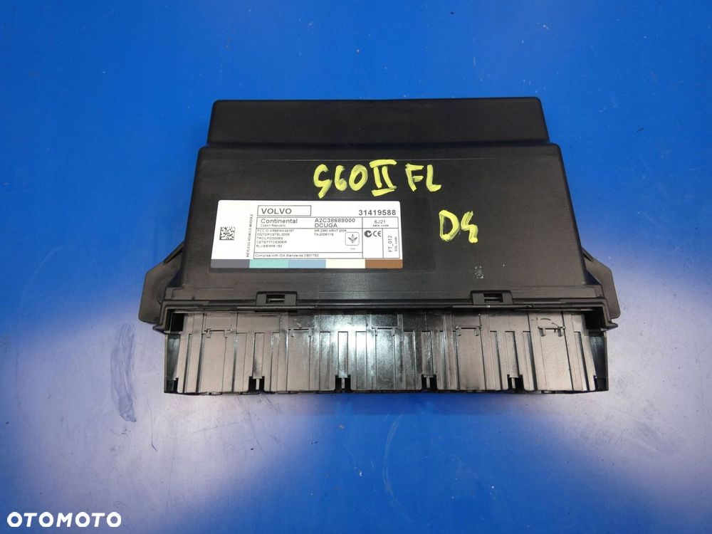 VOLVO S60 II V60 MODUŁ STEROWNIK KEYLESS START STOP - 1