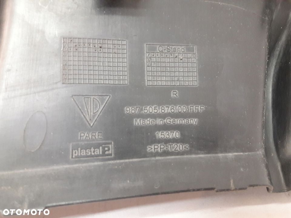 Porsche 987 LIFT kratka zderzaka tyl tylna Prawa - 3