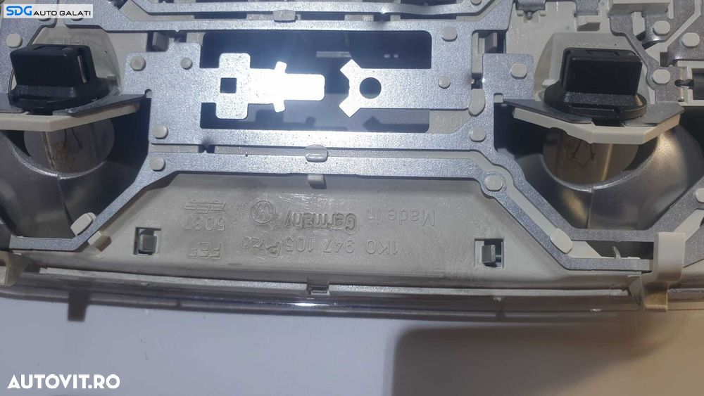 Lumini Lampa Iluminare Plafon Tavan Habitaclu Fata Volkswagen Jetta 4 2011 - 2018 Cod 1K0947105P - 3