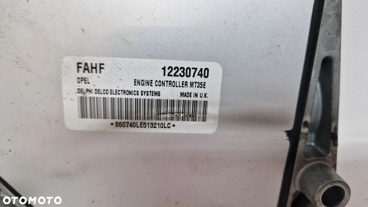 Opel sterownik silnika 12230740 - 1
