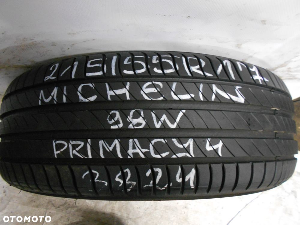 OPONA POJEDYNKA 215/55R17 MICHELIN PRIMACY 4 DOT 3824 7MM - 1