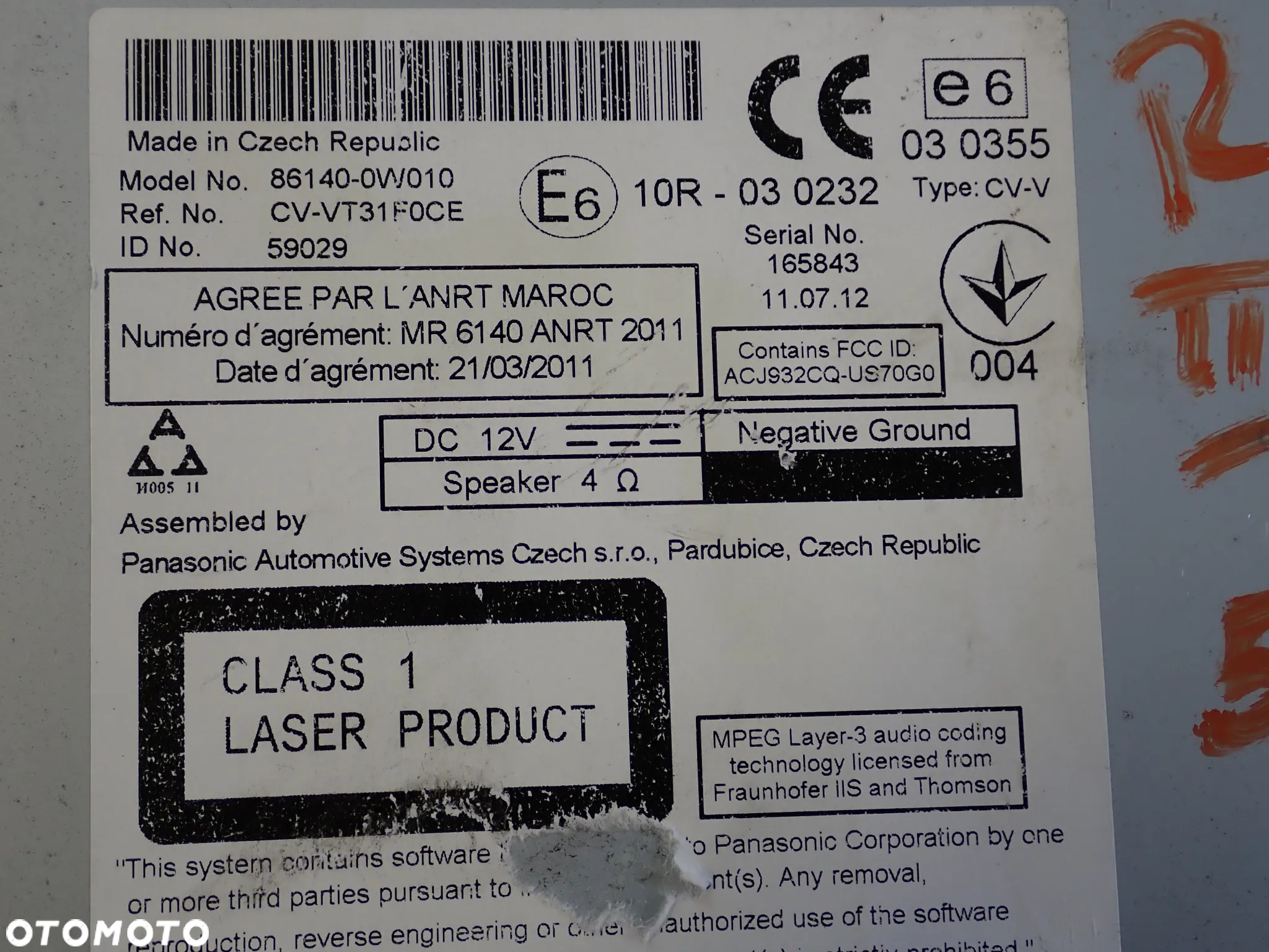 TOYOTA RAV4 III LIFT RADIO NAWIGACJA 86140-0W010 - 5